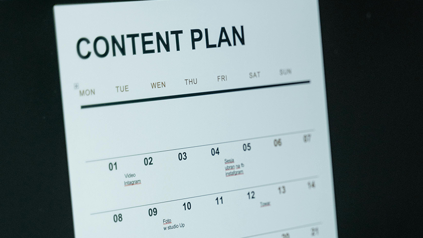 Een content plan om verder te komen